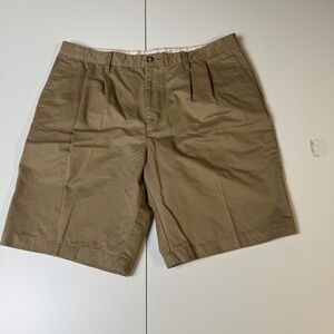 Dockers Men's Brown Flat Front Shorts